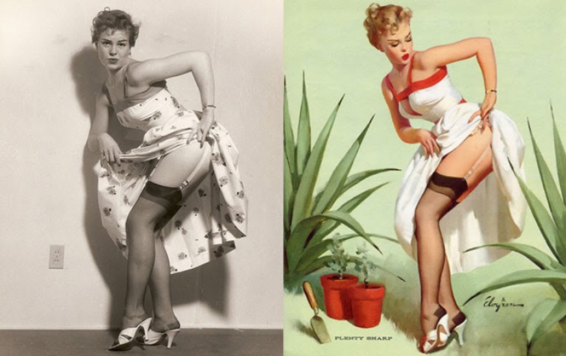 Cómo se veían realmente las chicas que posaron para los carteles pin-up más famosos