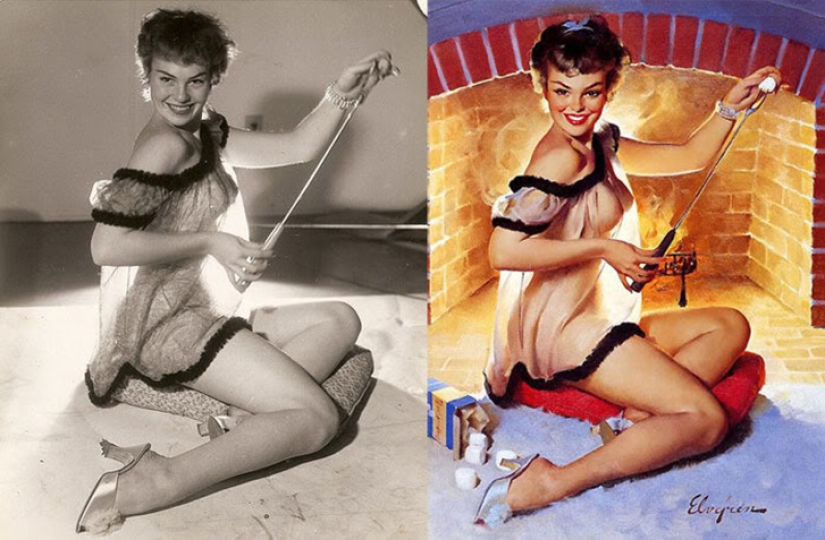 Cómo se veían realmente las chicas que posaron para los carteles pin-up más famosos