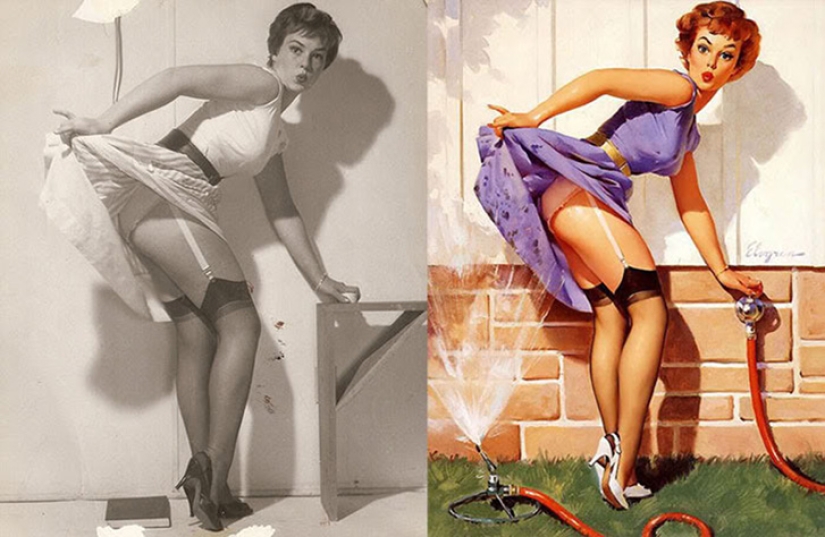 Cómo se veían realmente las chicas que posaron para los carteles pin-up más famosos