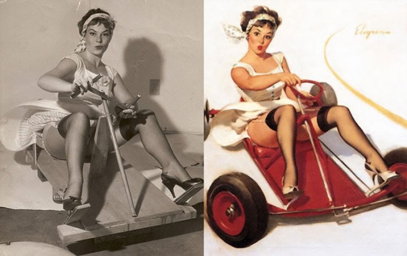 Cómo se veían realmente las chicas que posaron para los carteles pin-up más famosos