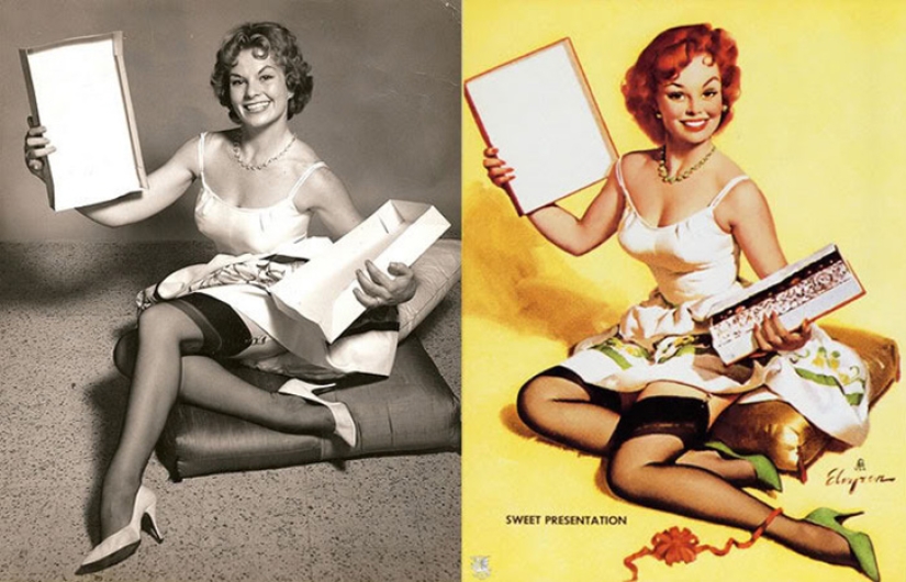 Cómo se veían realmente las chicas que posaron para los carteles pin-up más famosos