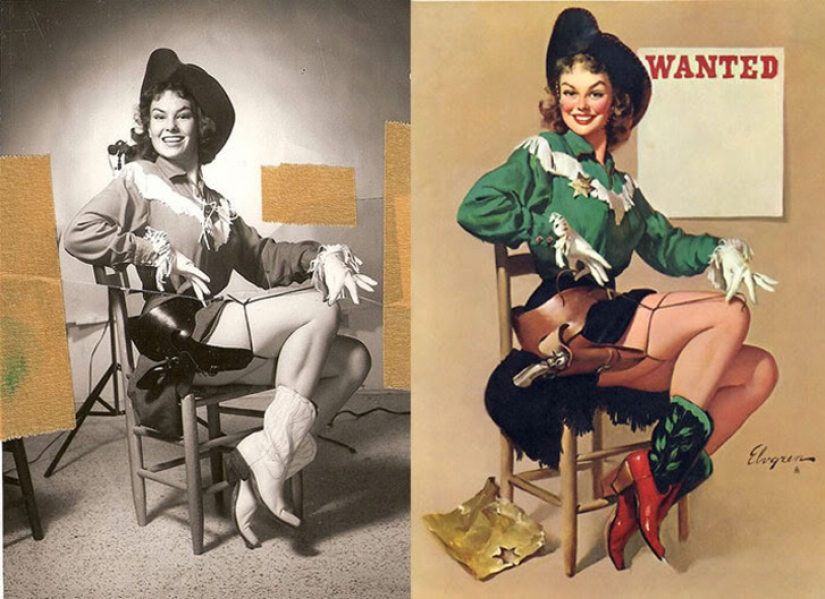 Cómo se veían realmente las chicas que posaron para los carteles pin-up más famosos