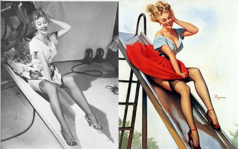 Cómo se veían realmente las chicas que posaron para los carteles pin-up más famosos