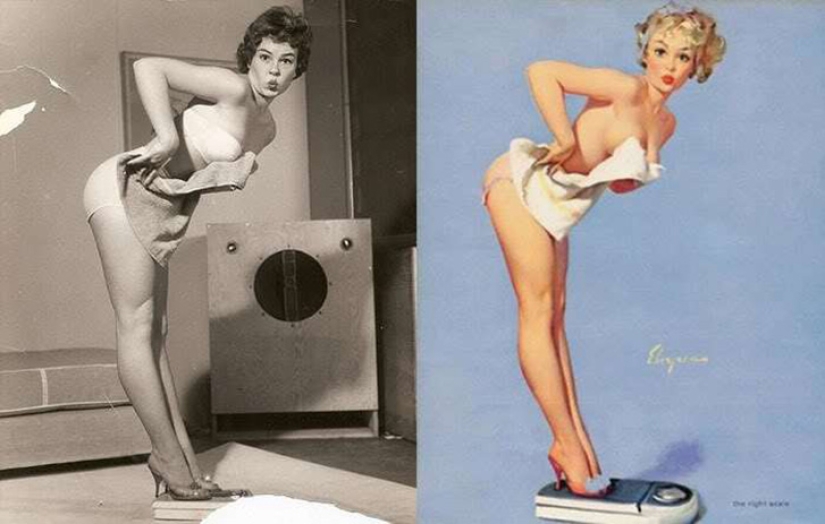 Cómo se veían realmente las chicas que posaron para los carteles pin-up más famosos