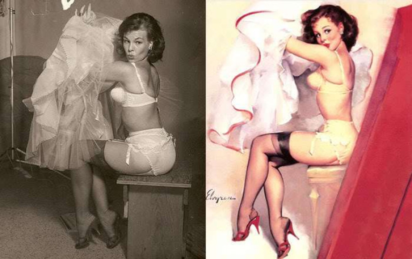 Cómo se veían realmente las chicas que posaron para los carteles pin-up más famosos