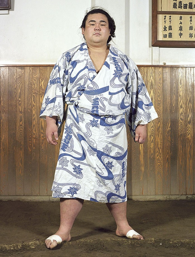 Cómo se ven los luchadores de sumo en la infancia y la juventud