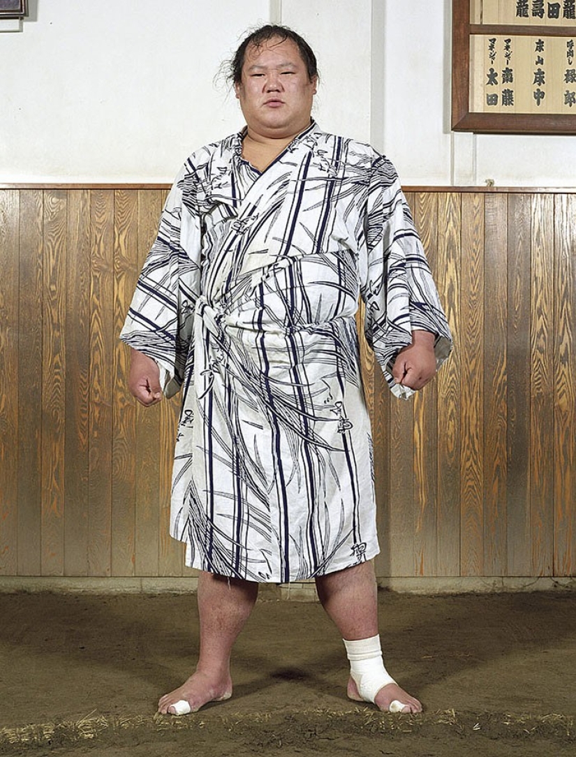 Cómo se ven los luchadores de sumo en la infancia y la juventud