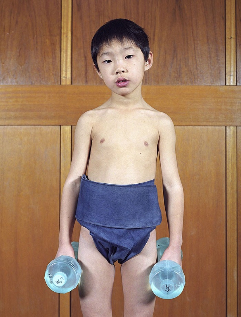Cómo se ven los luchadores de sumo en la infancia y la juventud