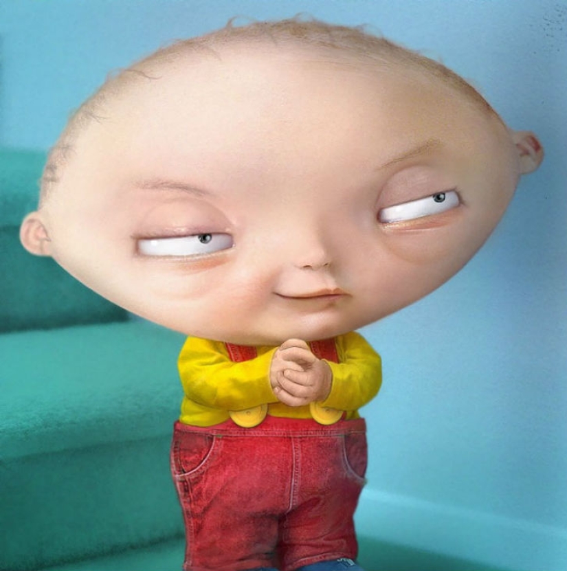 Cómo se verían los personajes de dibujos animados en la vida real Cómo se verían los personajes de dibujos animados en la vida real