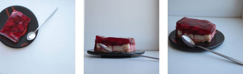 Cómo tomar deliciosas fotografías de alimentos: 5 consejos básicos sobre el ejemplo de la tarta de queso