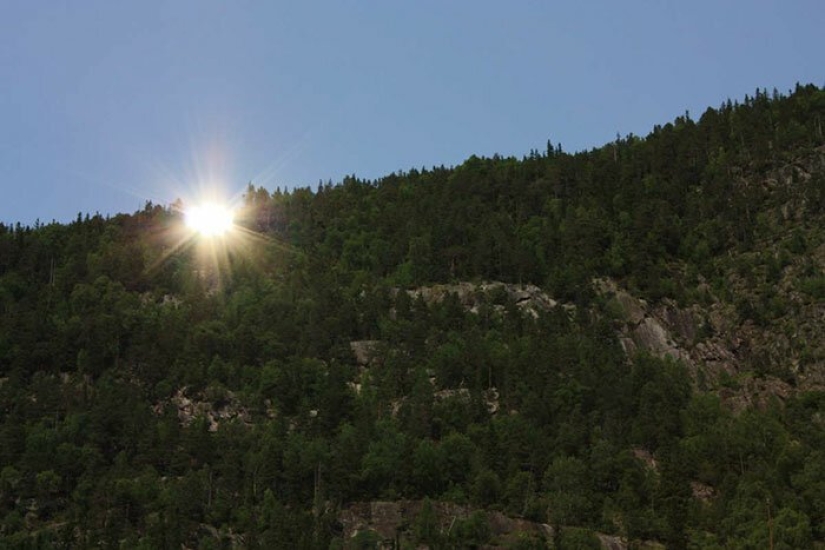 Como residentes de noruega ciudad volvió el sol