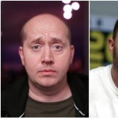 Comparison of foreign and Russian celebrities of the same age