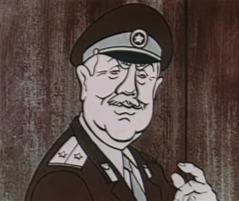 Comrade Sukhov in "The Adventures of Leopold" and other Easter eggs of Soviet animation