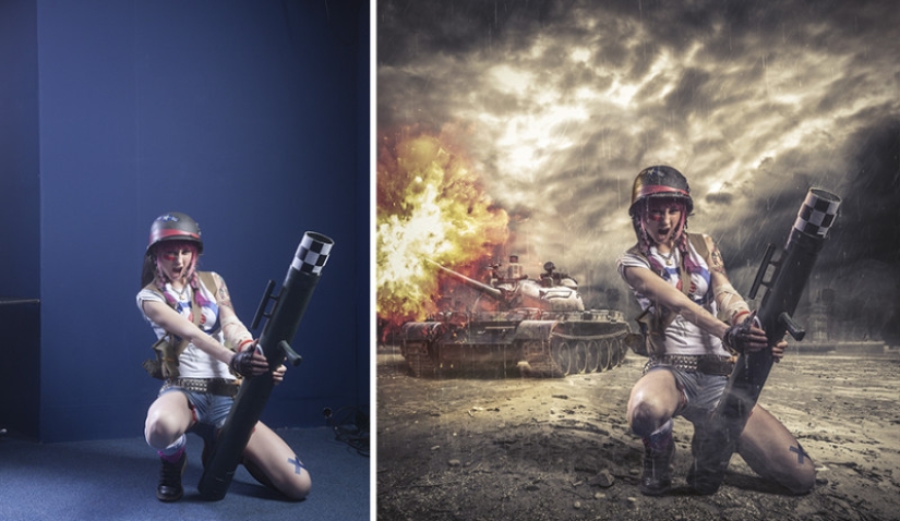 Con Photoshop, todo es posible: el retocador convierte imágenes ordinarias en mundos fantásticos