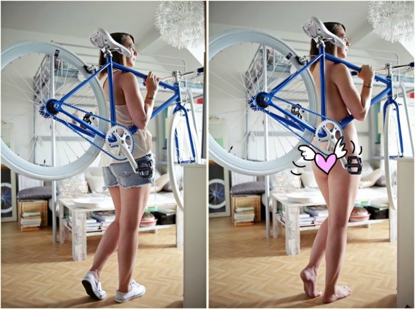 Con ropa y sin ropa: un fotógrafo de Alemania desviste a las modelos en su entorno habitual Con ropa y sin ropa: un fotógrafo de Alemania desviste a las modelos en su entorno habitual