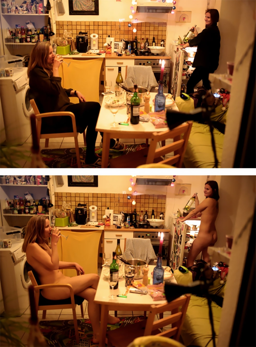 Con ropa y sin ropa: un fotógrafo de Alemania desviste a las modelos en su entorno habitual Con ropa y sin ropa: un fotógrafo de Alemania desviste a las modelos en su entorno habitual