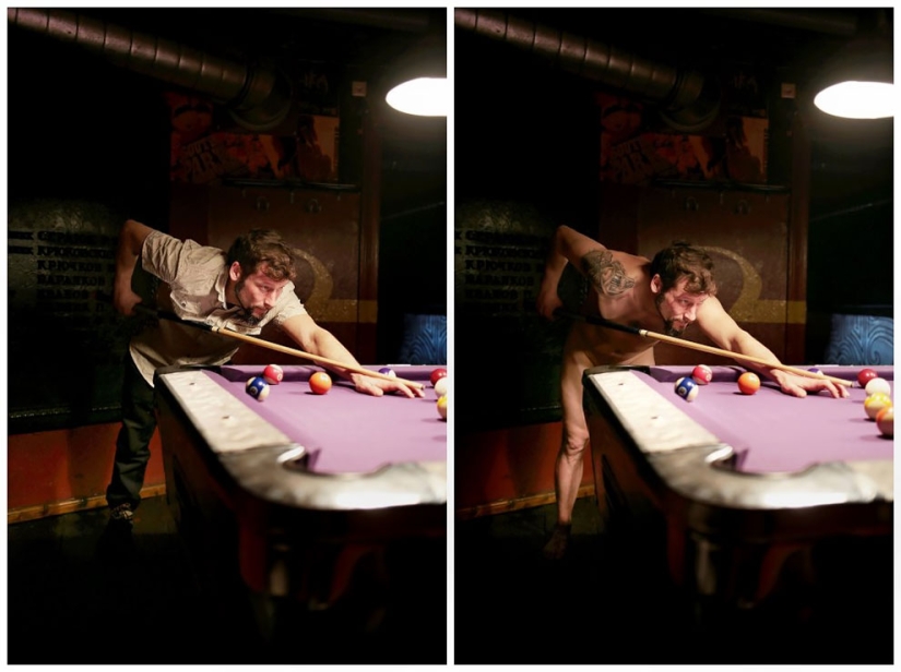 Con ropa y sin ropa: un fotógrafo de Alemania desviste a las modelos en su entorno habitual Con ropa y sin ropa: un fotógrafo de Alemania desviste a las modelos en su entorno habitual