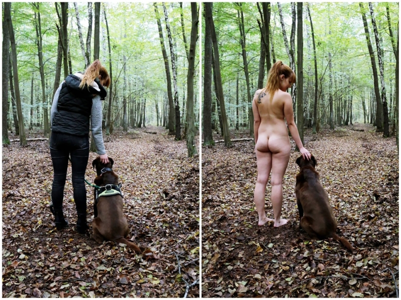Con ropa y sin ropa: un fotógrafo de Alemania desviste a las modelos en su entorno habitual Con ropa y sin ropa: un fotógrafo de Alemania desviste a las modelos en su entorno habitual
