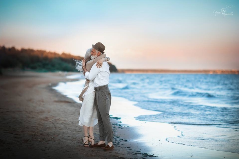 Conmovedora sesión de fotos de una pareja de ancianos de un fotógrafo ruso Conmovedora sesión de fotos de una pareja de ancianos de un fotógrafo ruso