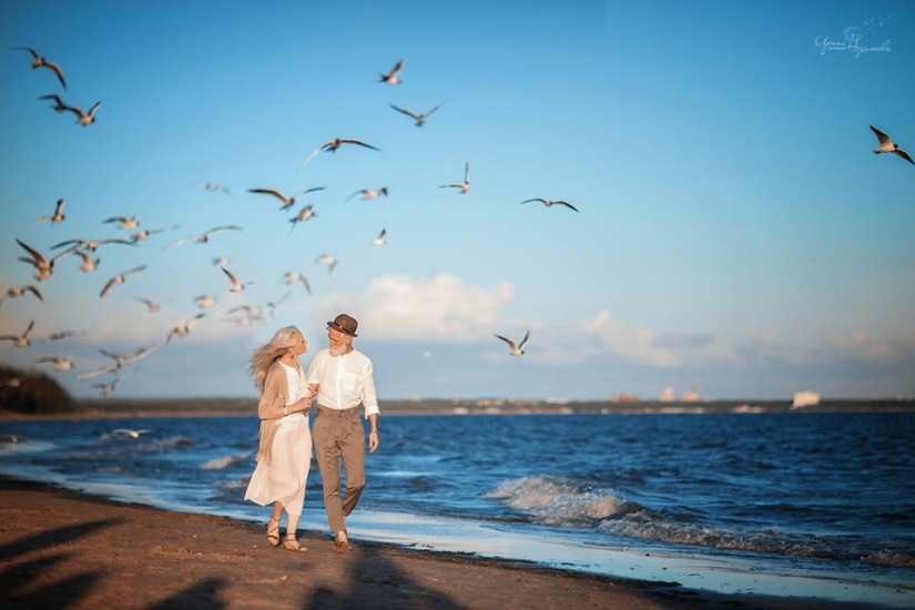 Conmovedora sesión de fotos de una pareja de ancianos de un fotógrafo ruso Conmovedora sesión de fotos de una pareja de ancianos de un fotógrafo ruso