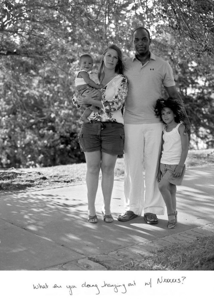 Couples who are in interracial marriages, and evil statements addressed to them