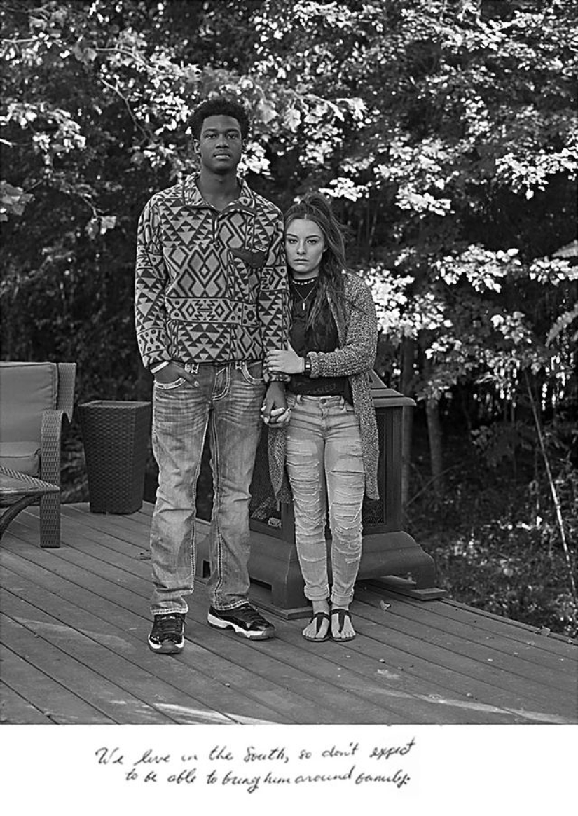 Couples who are in interracial marriages, and evil statements addressed to them