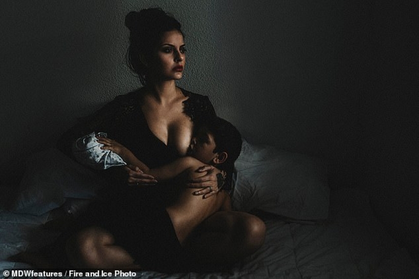 Crazy maternal love: a woman feeds her 4-year-old son with her breast, and the network is indignant