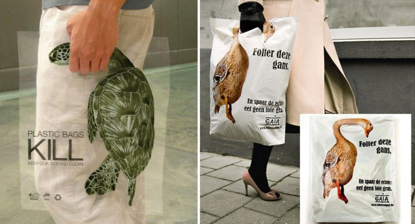Creativo para los amantes de las compras — las bolsas y paquetes más inusuales