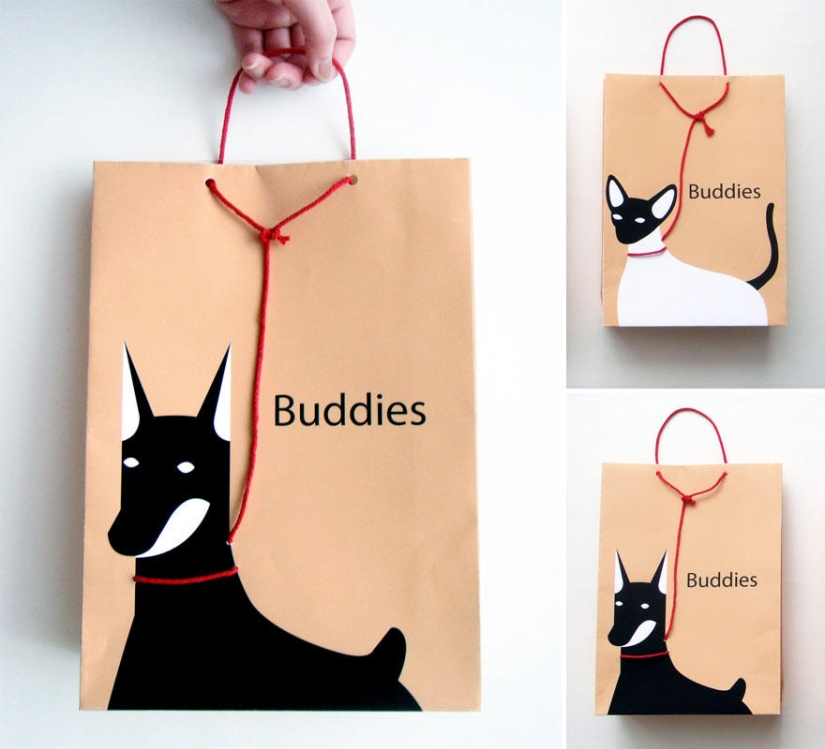 Creativo para los amantes de las compras — las bolsas y paquetes más inusuales