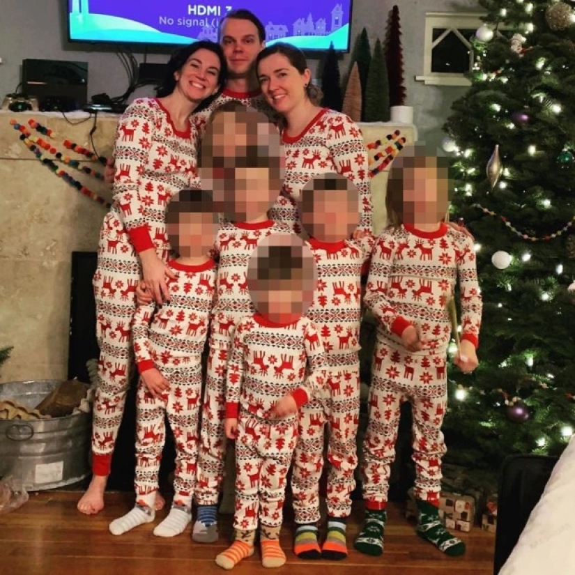 Criticized by people, but happy together: the love trio brings up six children and considers their union ideal Criticized by people, but happy together: the love trio brings up six children and considers their union ideal