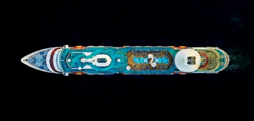 Cruceros — impresionante vista desde arriba Cruceros — impresionante vista desde arriba