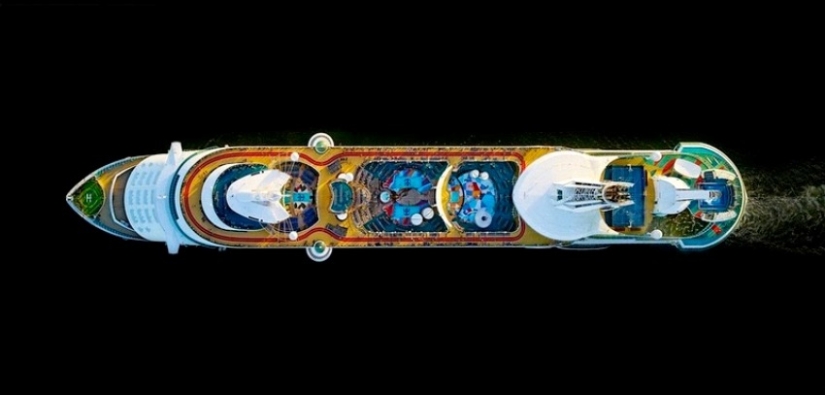 Cruceros — impresionante vista desde arriba Cruceros — impresionante vista desde arriba