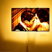 Cuadros hechos de cinta escocesa