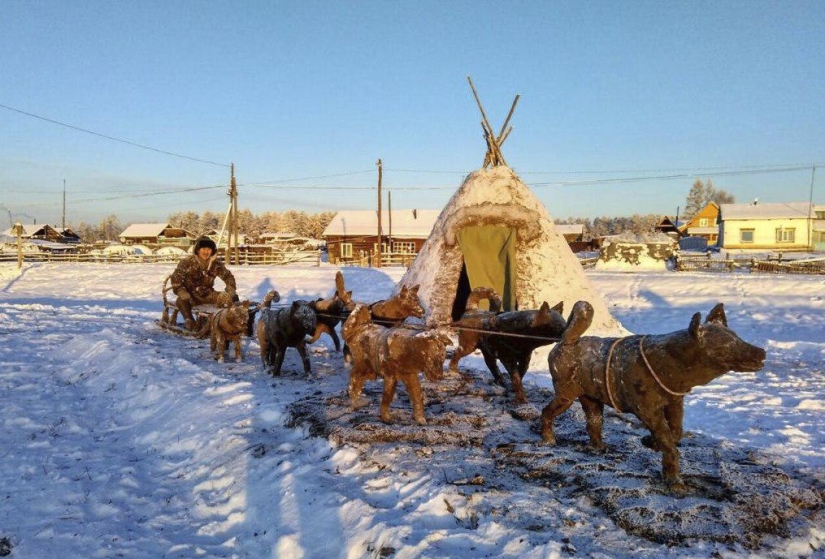 Cuando el arte huele: artesano yakut esculpe esculturas a partir de estiércol Cuando el arte huele: artesano yakut esculpe esculturas a partir de estiércol