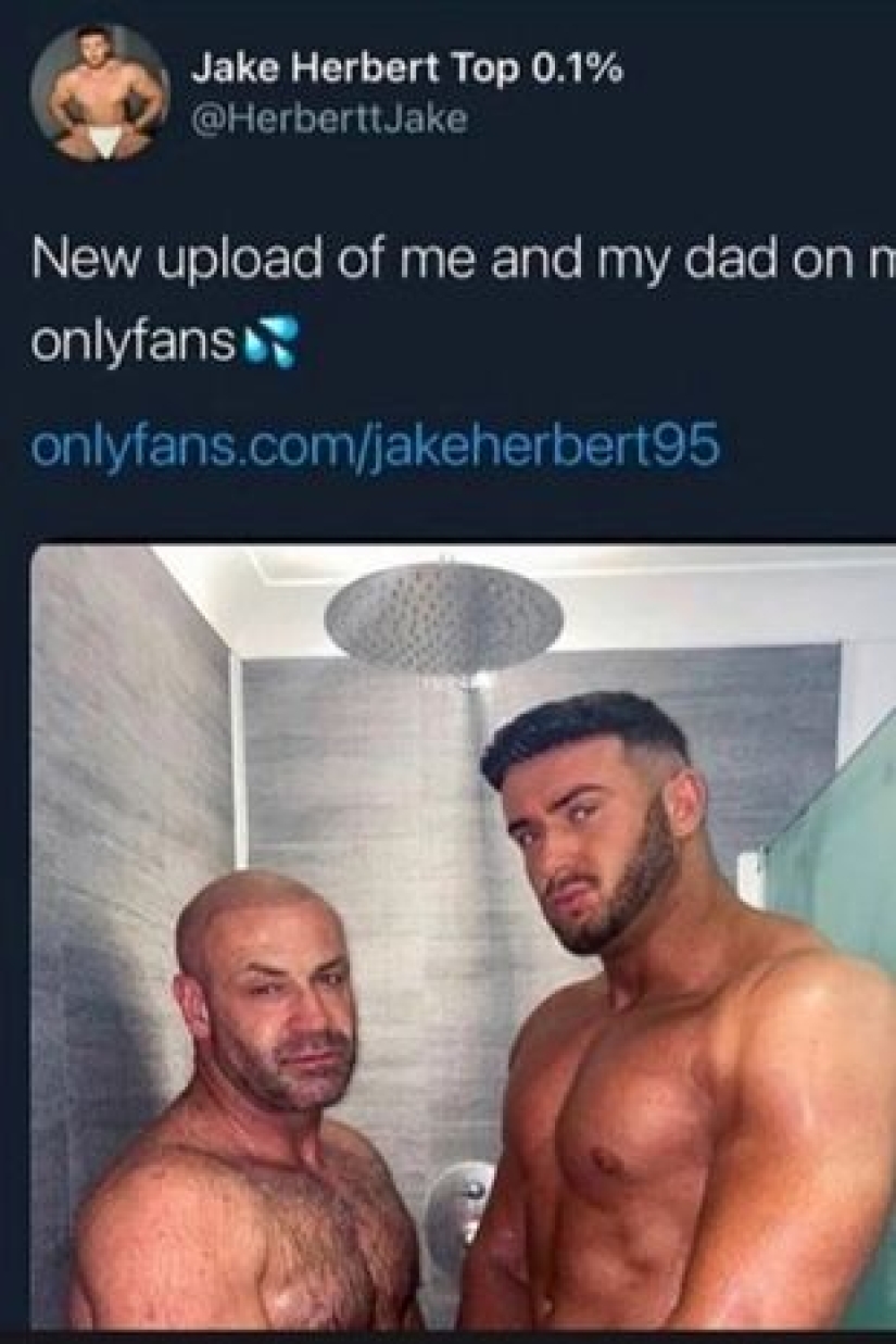 Dad and son have opened a family business on... adult website OnlyFans