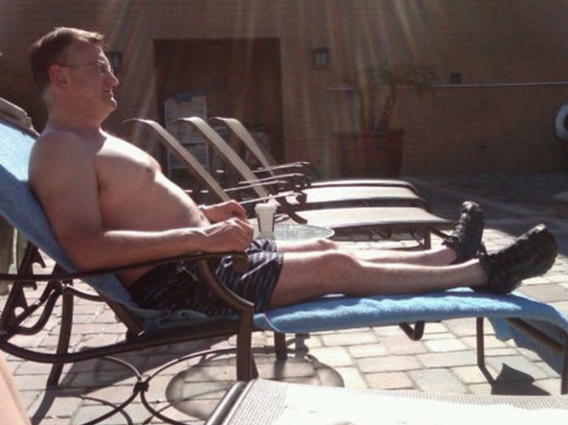 Dads on vacation: 20 funny photos