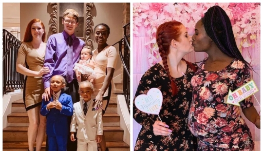 De tres en tres: una familia polígama cría a tres hijos y está lista para una nueva relación