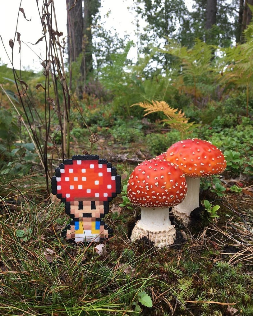 Dear, you have Putin pixelit: Swedish artist releases pixel heroes into the real world