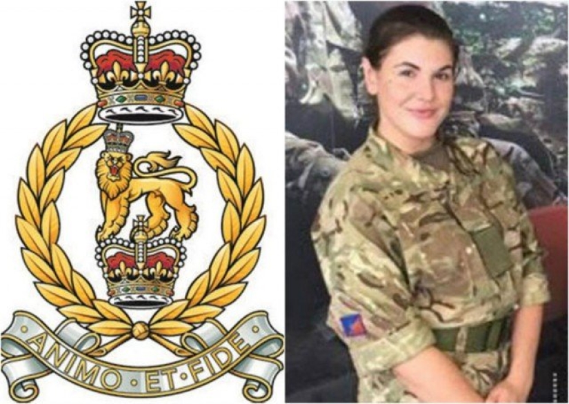 "Del porno al ejército": la militar británica resultó ser una ex estrella del video 18+