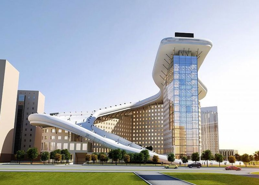 Del umbral a la tabla de snowboard: el proyecto de un edificio residencial con una pista de esquí en el techo Del umbral a la tabla de snowboard: el proyecto de un edificio residencial con una pista de esquí en el techo