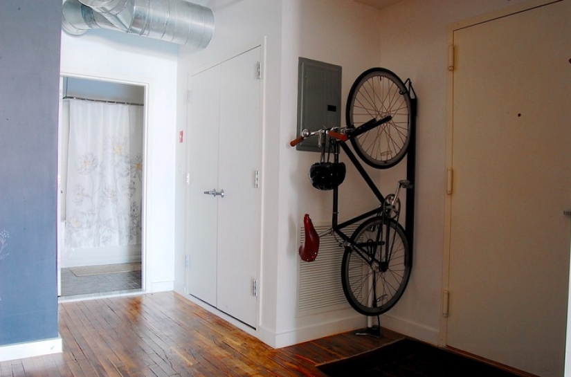Deporte y vida: dónde guardar una bicicleta en un apartamento pequeño Deporte y vida: dónde guardar una bicicleta en un apartamento pequeño
