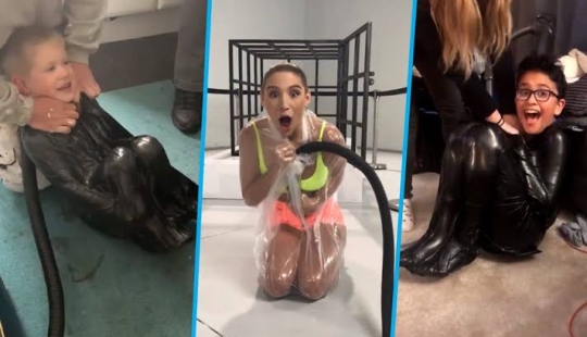 Desafío de vacío: entretenimiento divertido con un posible desenlace fatal