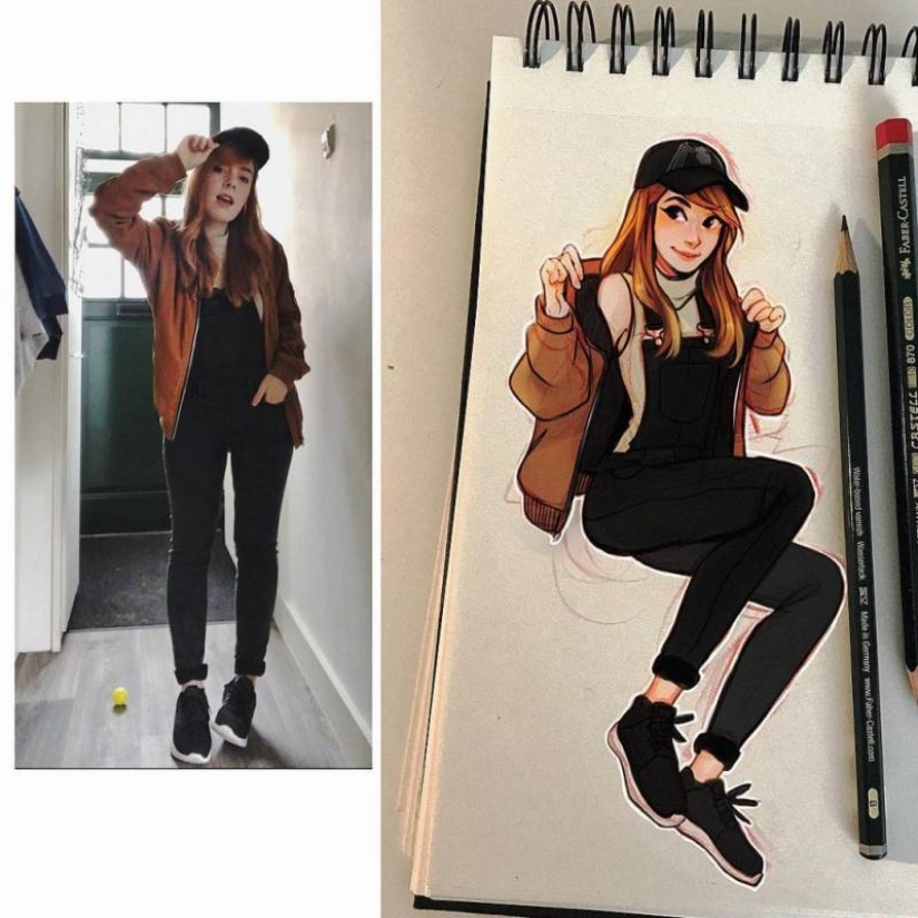 Dibujos animados de transformación: un artista holandés convierte a las personas en personajes de dibujos animados