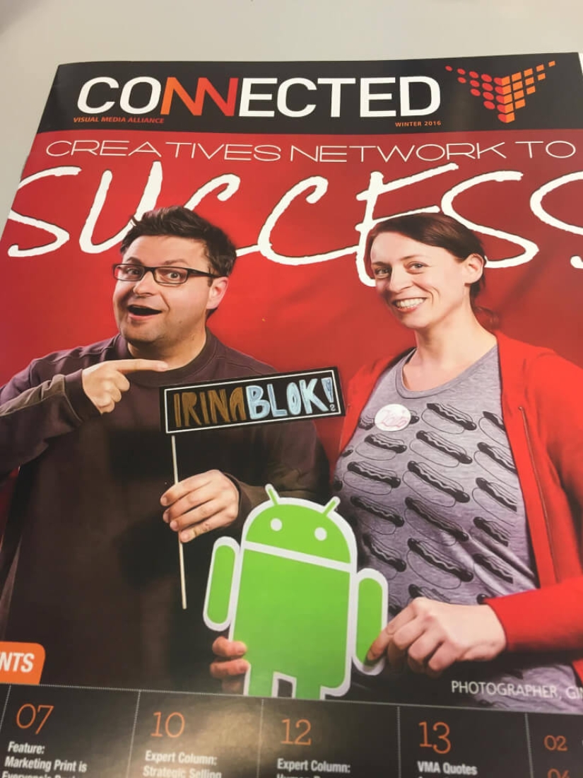 Did you know that the Android logo was created by designer from St. Petersburg? Here we did not know