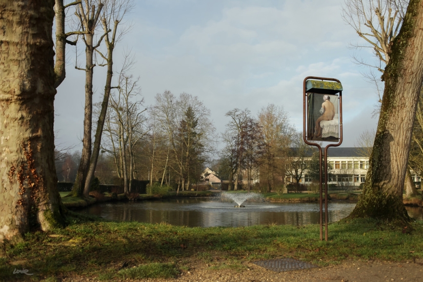 "Dios, ¿quién robó mi anuncio?": El francés reemplazó los carteles callejeros con pinturas clásicas