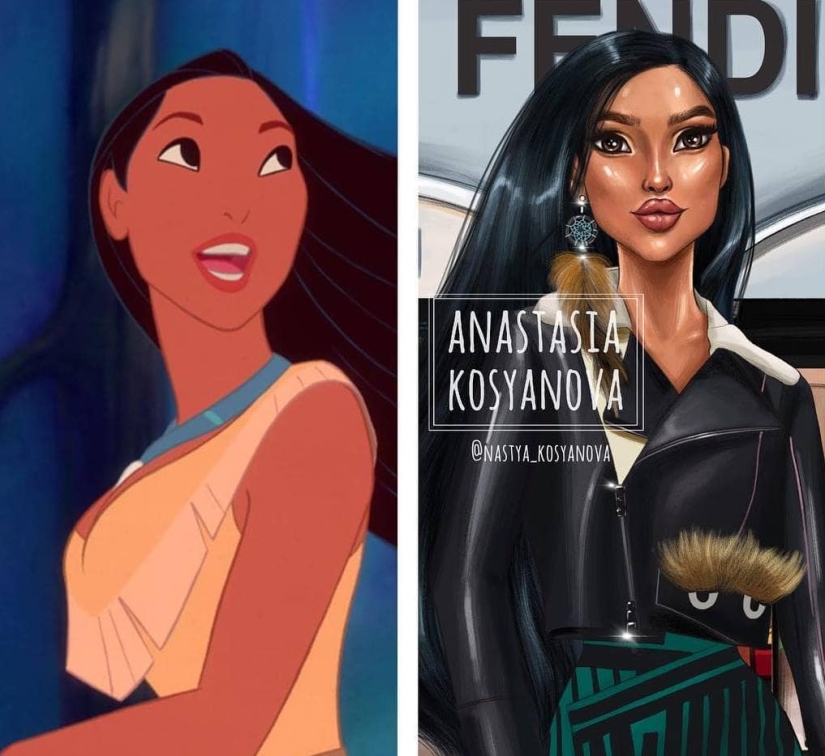 Disney princesses dressed in a modern way Disney princesses dressed in a modern way