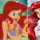 Disney princesses dressed in a modern way Disney princesses dressed in a modern way