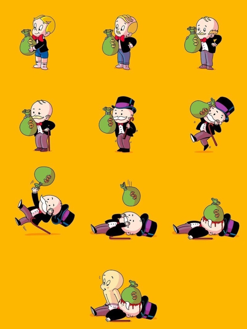 Disturbing behind-the-scenes Pop culture: comics for fans of black humor Disturbing behind-the-scenes Pop culture: comics for fans of black humor