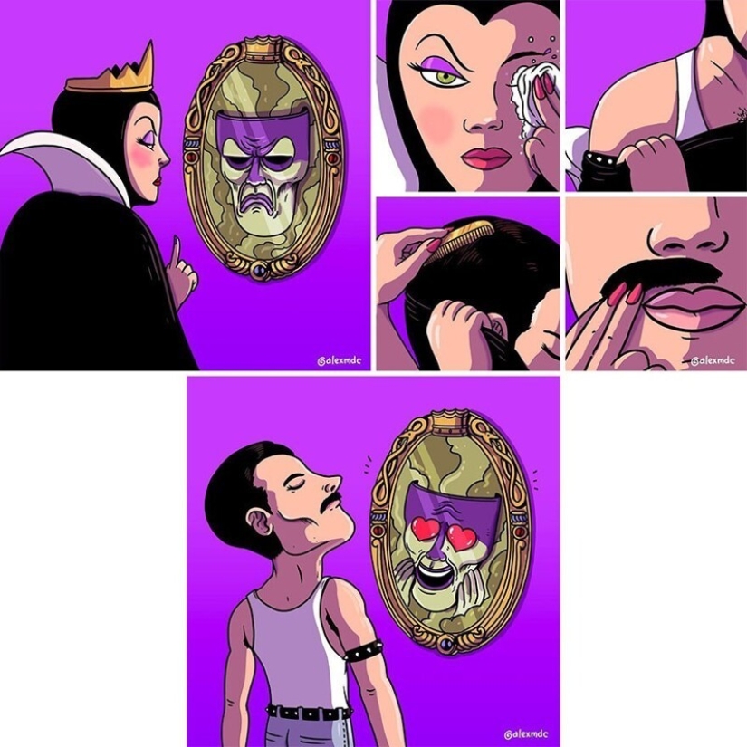 Disturbing behind-the-scenes Pop culture: comics for fans of black humor Disturbing behind-the-scenes Pop culture: comics for fans of black humor