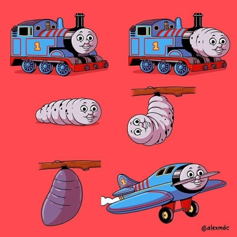 Disturbing behind-the-scenes Pop culture: comics for fans of black humor Disturbing behind-the-scenes Pop culture: comics for fans of black humor